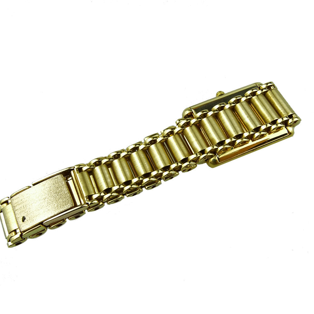 Geneve Ladies 9ct Gold Quartz Wristwatch