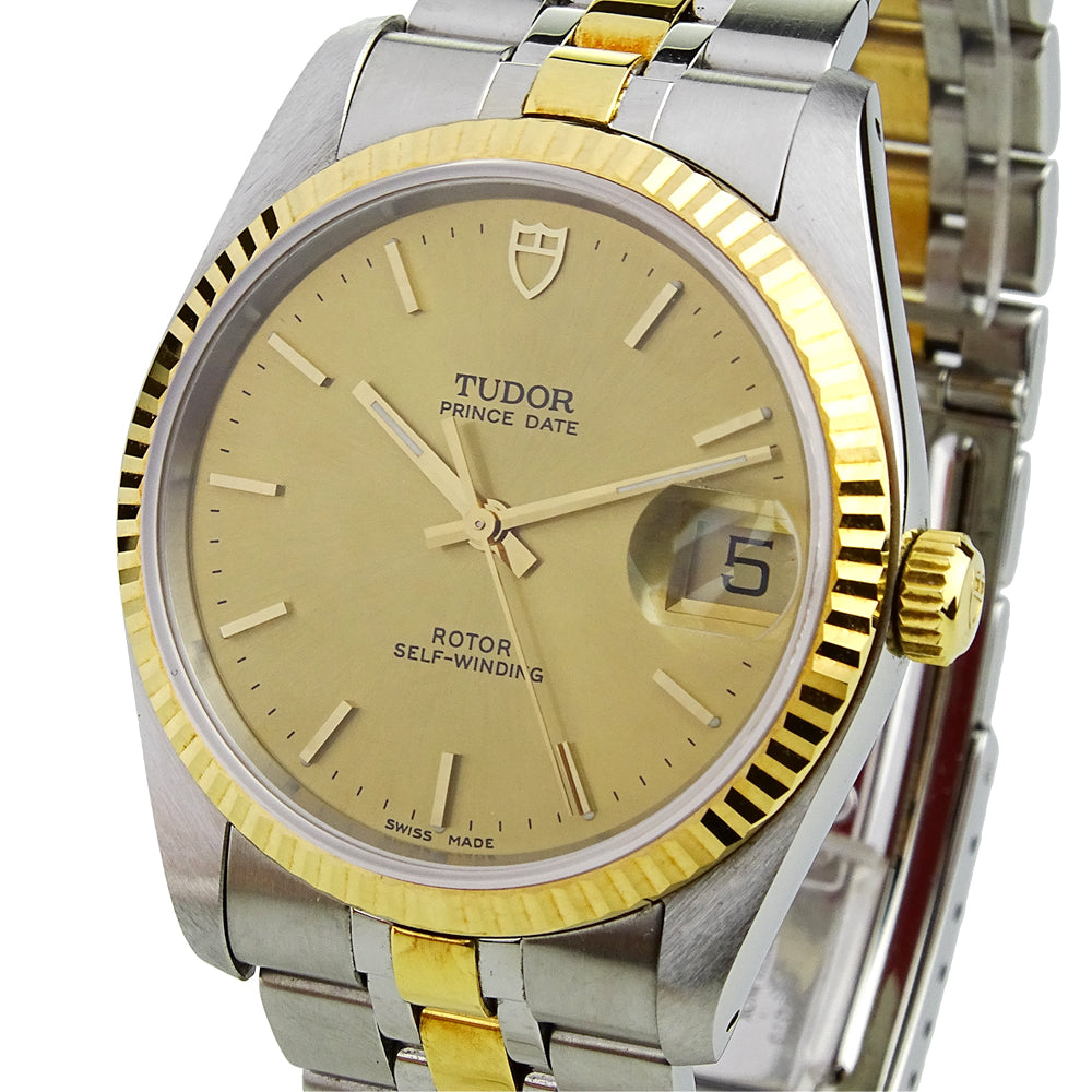 Tudor Prince Date Steel & Gold 74033