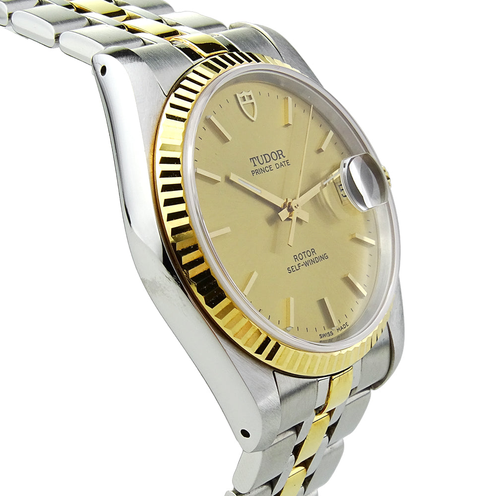Tudor Prince Date Steel & Gold 74033