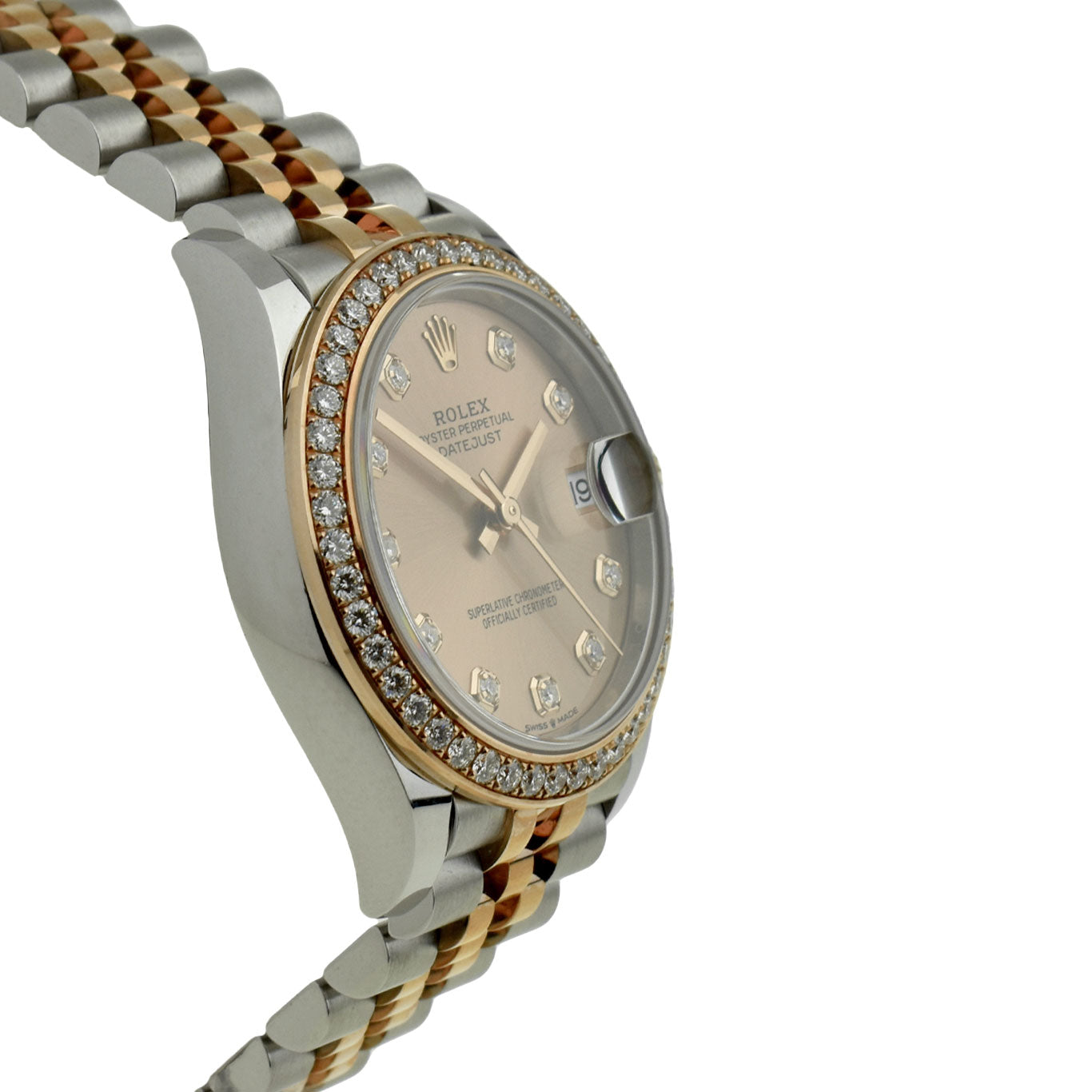 Rolex Datejust 31 Steel & Rose Gold Diamond Set 273831RBR