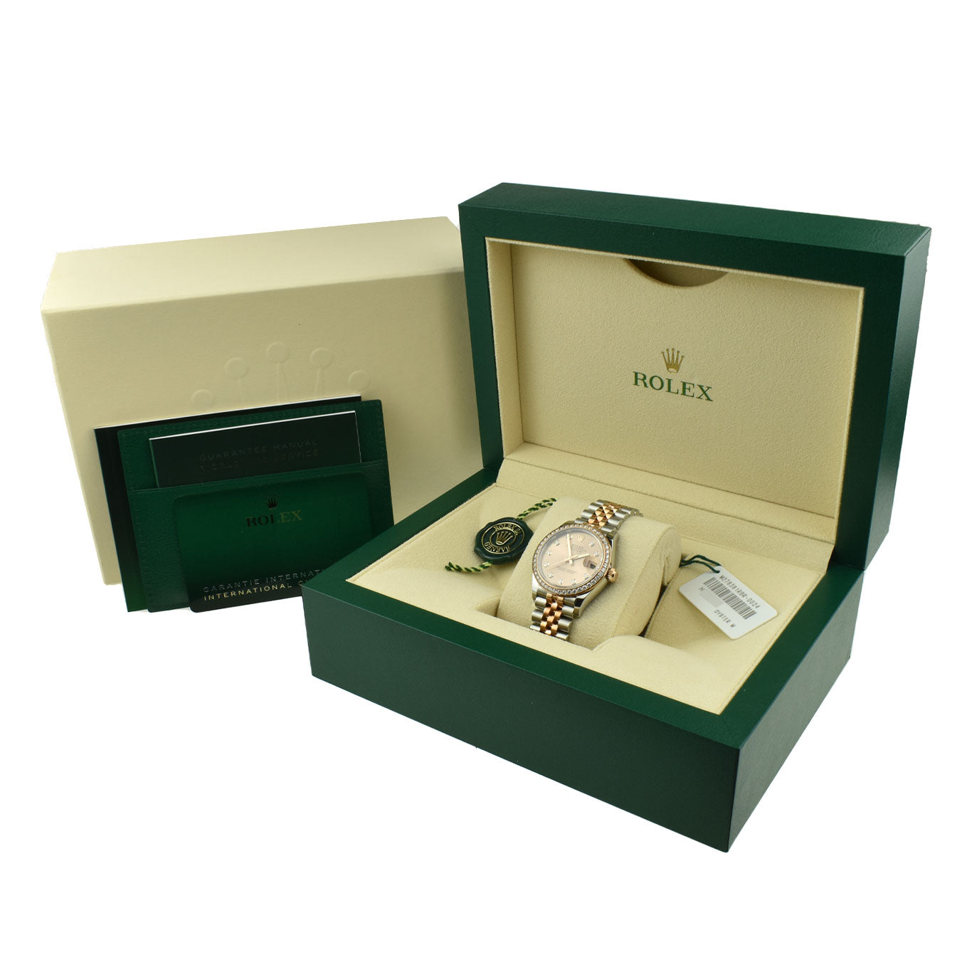 Rolex Datejust 31 Steel & Rose Gold Diamond Set 273831RBR