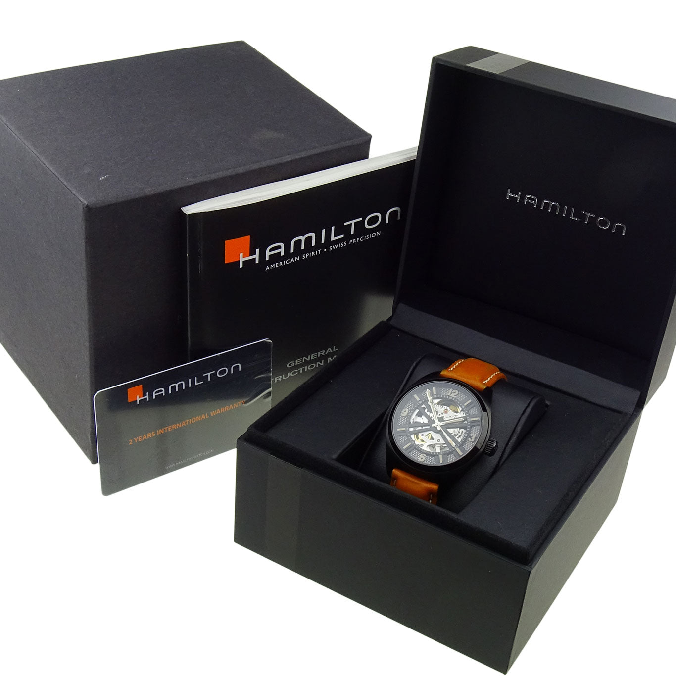 Hamilton Khaki Field Skeleton H72585535