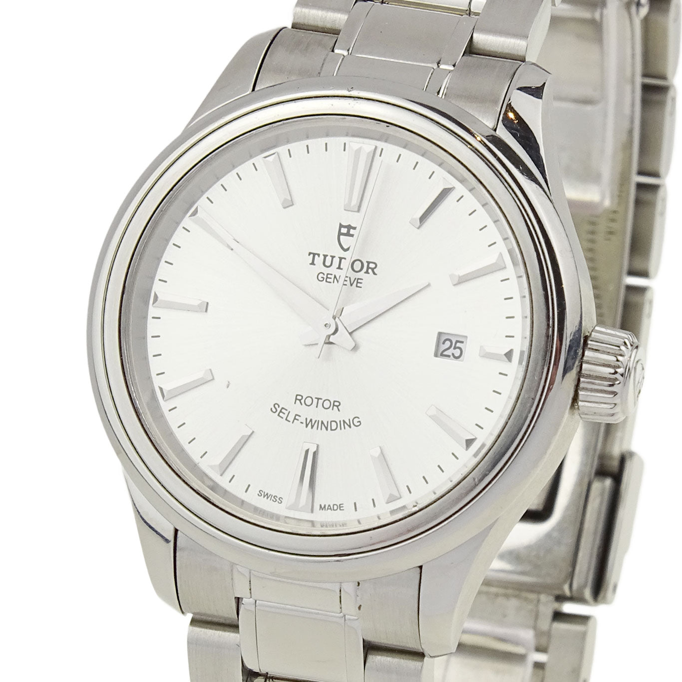 Tudor Style Ladies Steel Automatic 12100