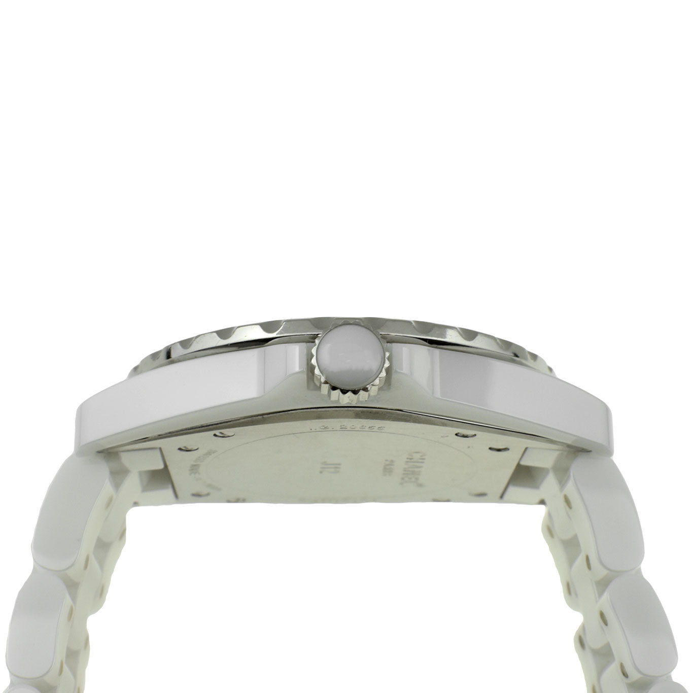 Chanel J12 41 Ceramic Pink Sapphire Bezel H2011