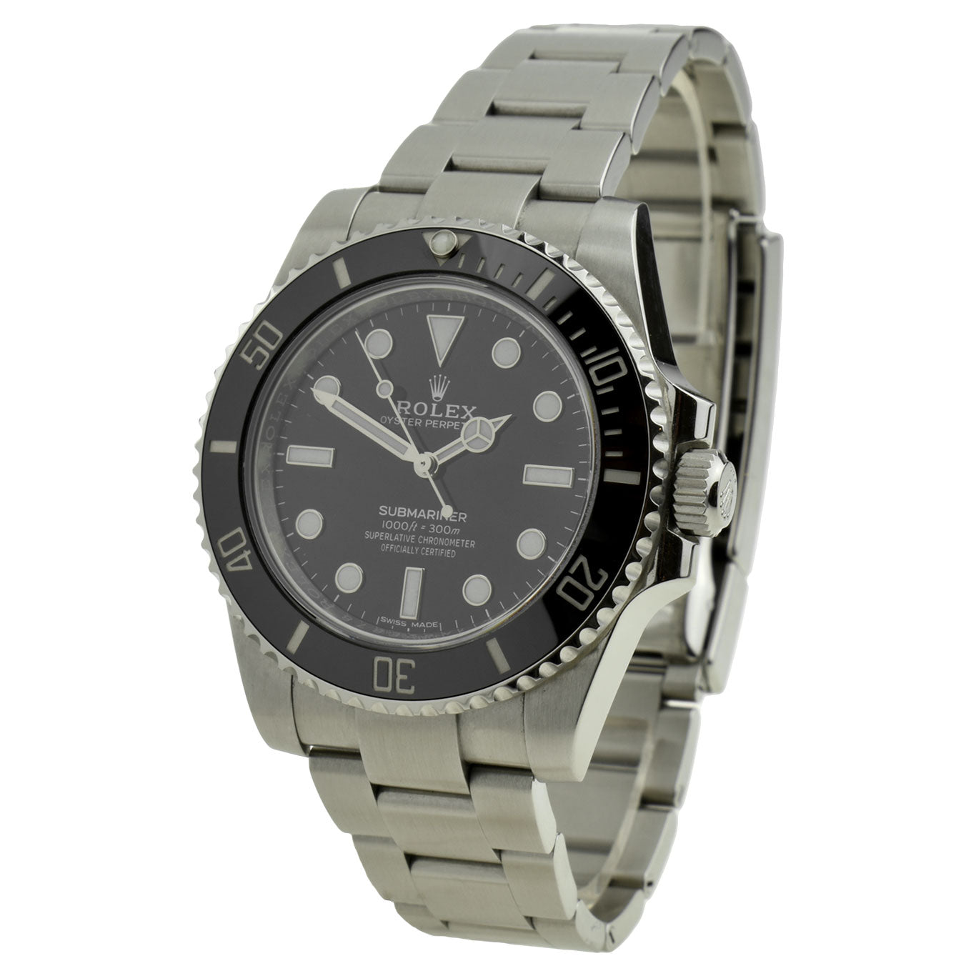 Rolex Submariner Non Date Oyster Perpetual 114060 at Parkers Jewellers