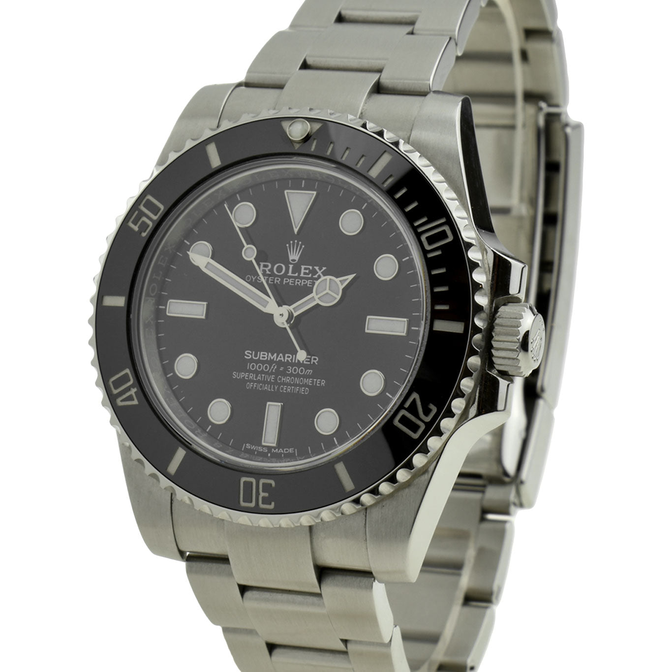 Rolex Submariner Non Date Oyster Perpetual 114060