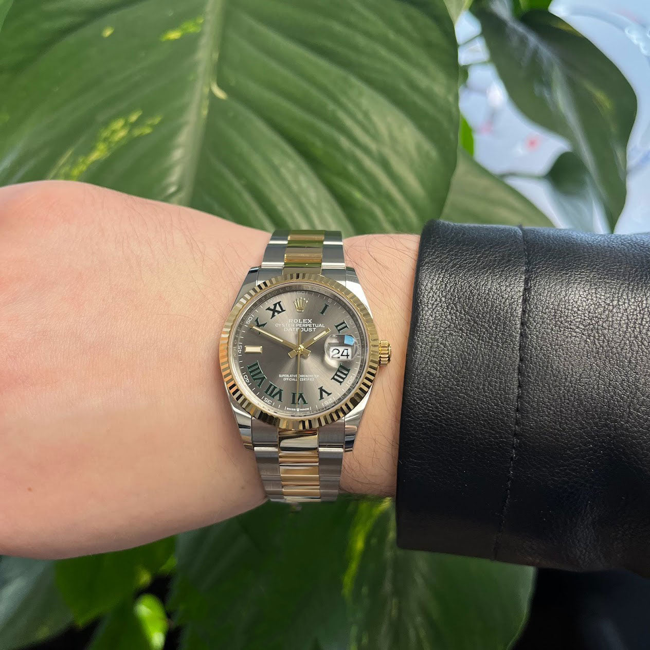 Rolex Datejust 36 "Wimbledon" Stainless Steel & Gold 126233