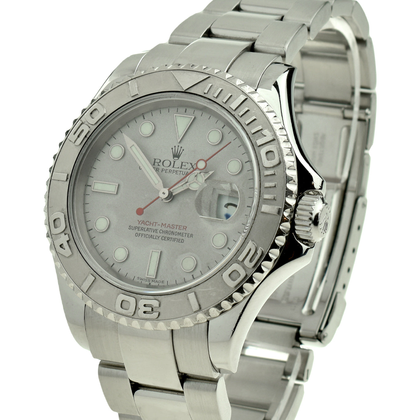 Rolex Yacht-Master Stainless Steel & Platinum Bezel 16622