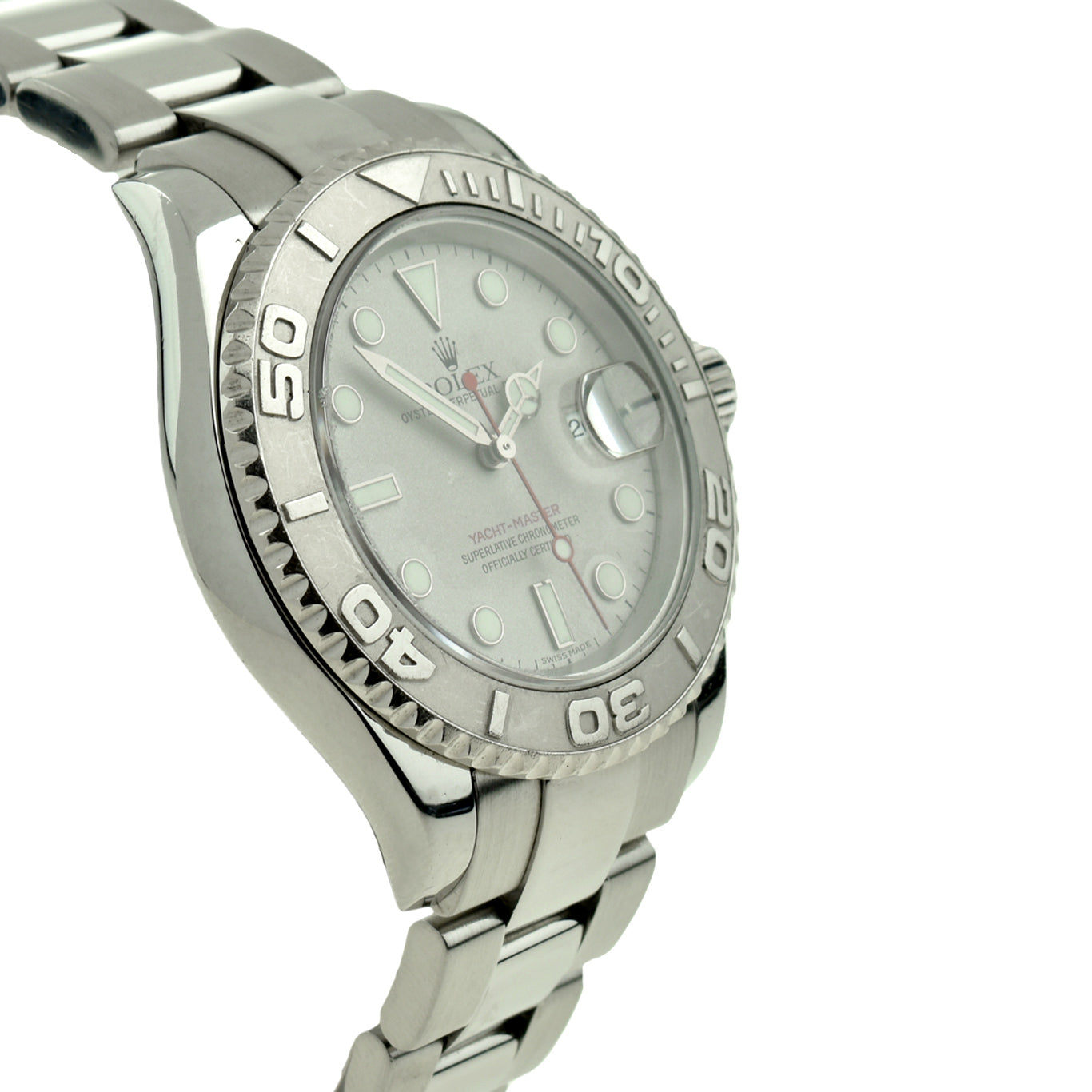 Rolex Yacht-Master Stainless Steel & Platinum Bezel 16622