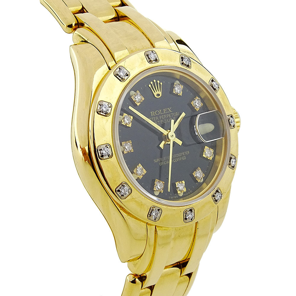 Rolex Pearlmaster Lady Datejust 18k 80318