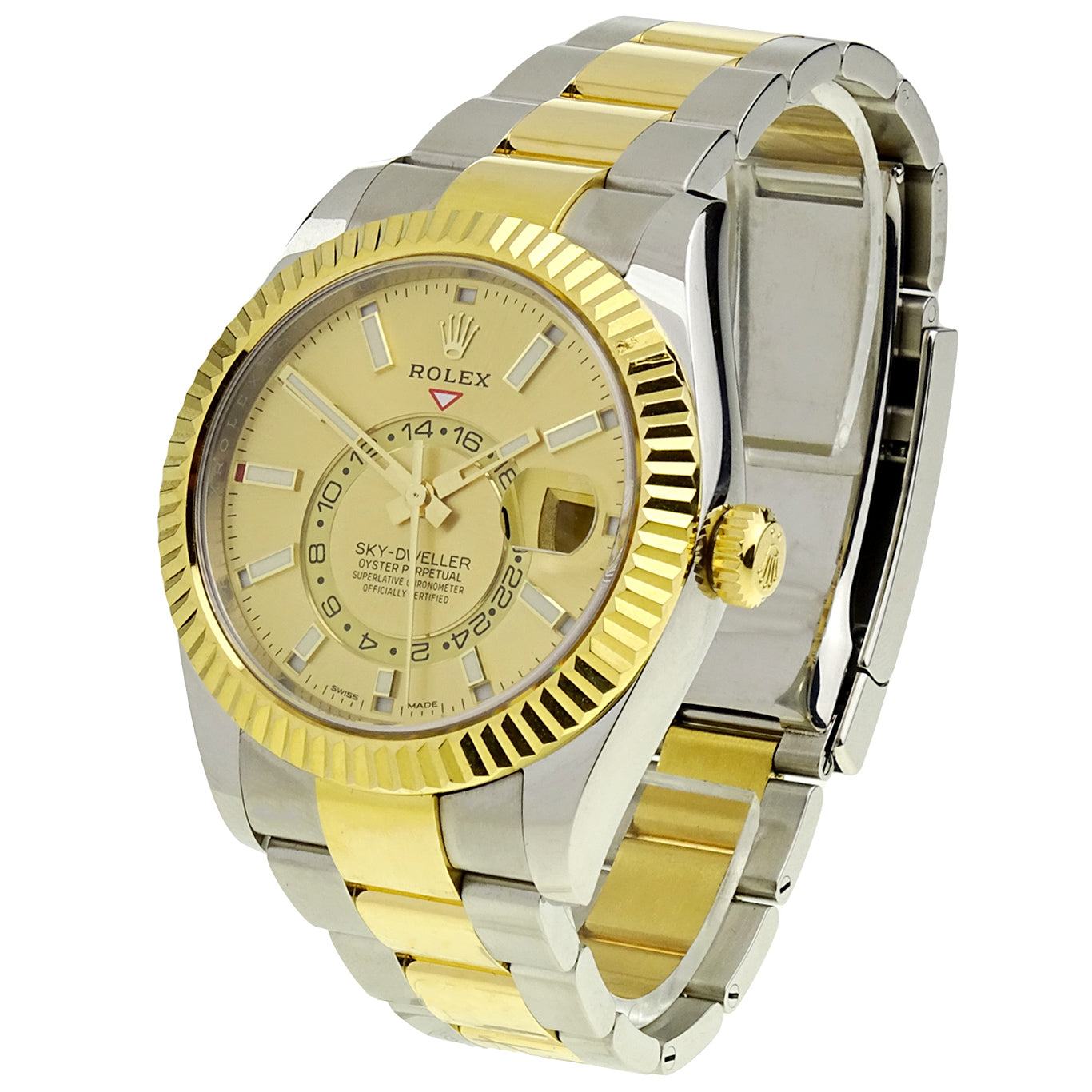 Rolex Sky-Dweller Oyster Perpetual Steel & Gold 326933 at Parkers Jewellers