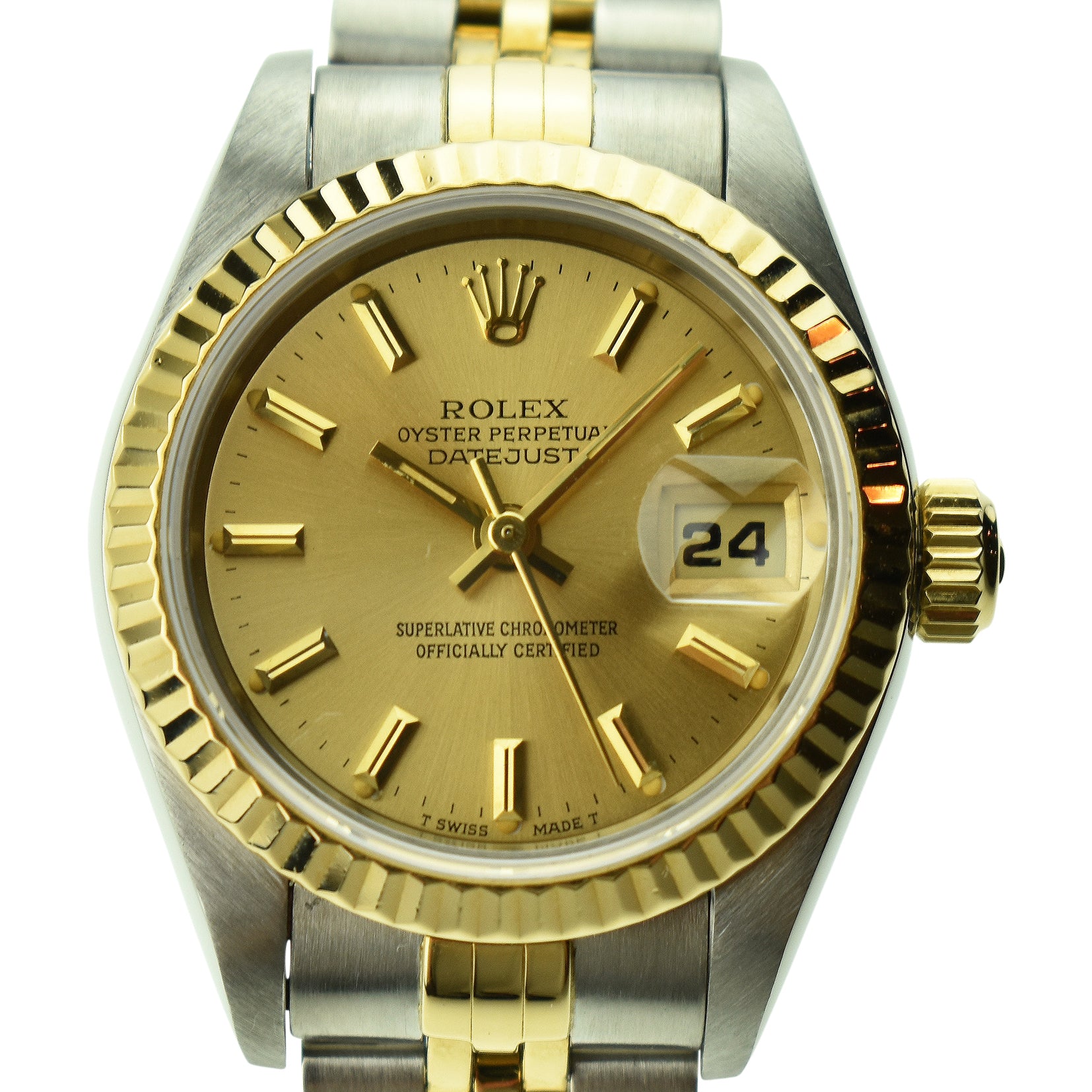 Rolex Ladies Datejust Jubilee Gold & Steel 69173