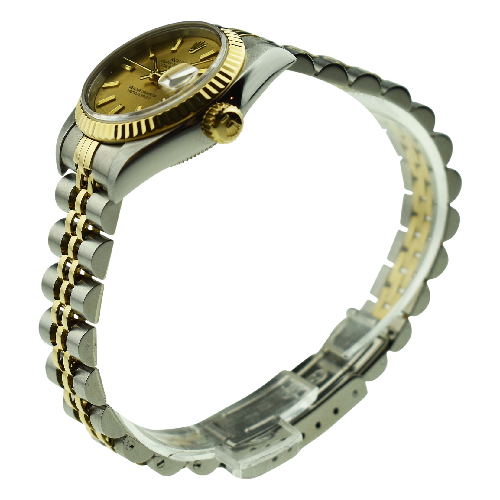 Rolex Ladies Datejust Jubilee Gold & Steel 69173