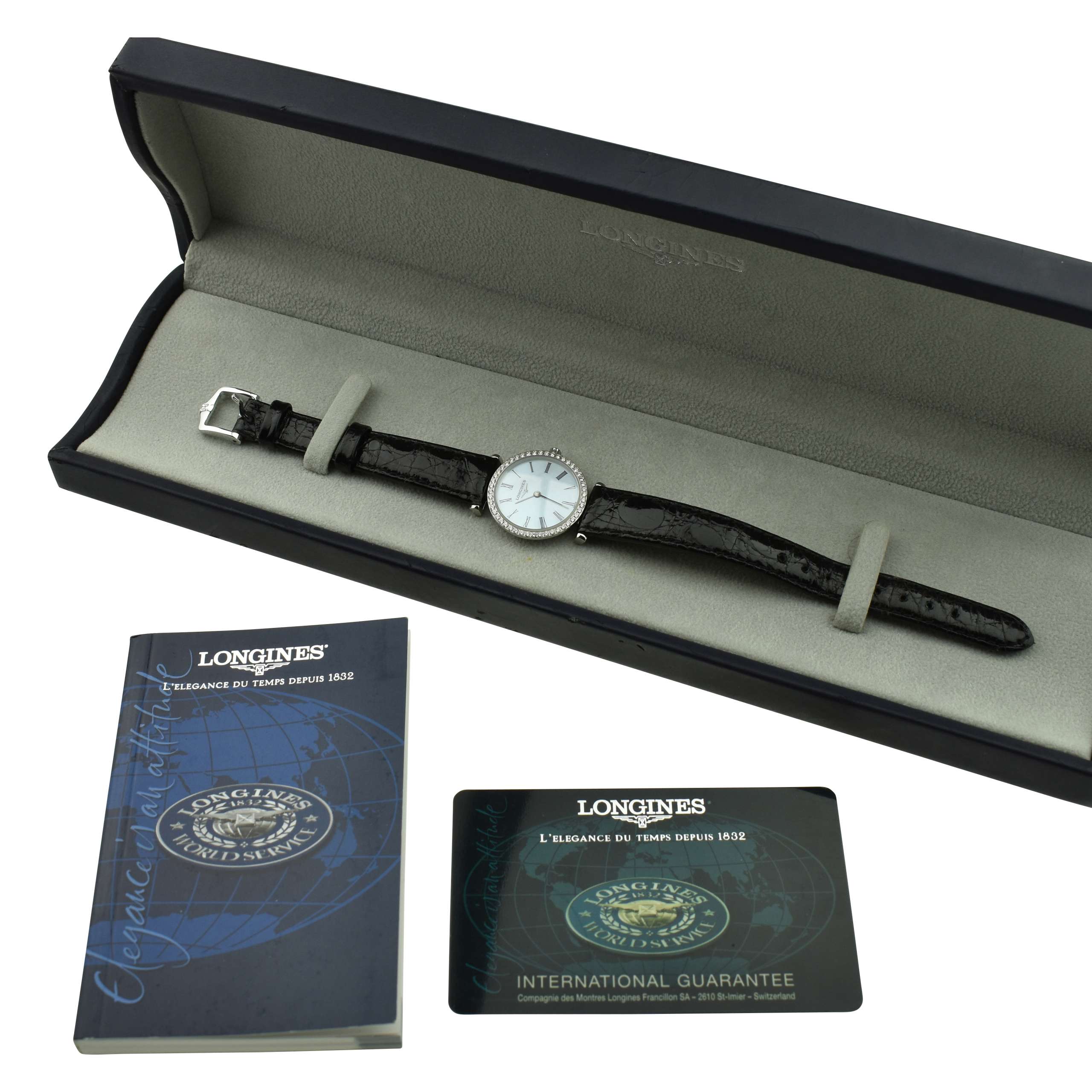 Longines La Grande Classique Diamond-Set Wristwatch
