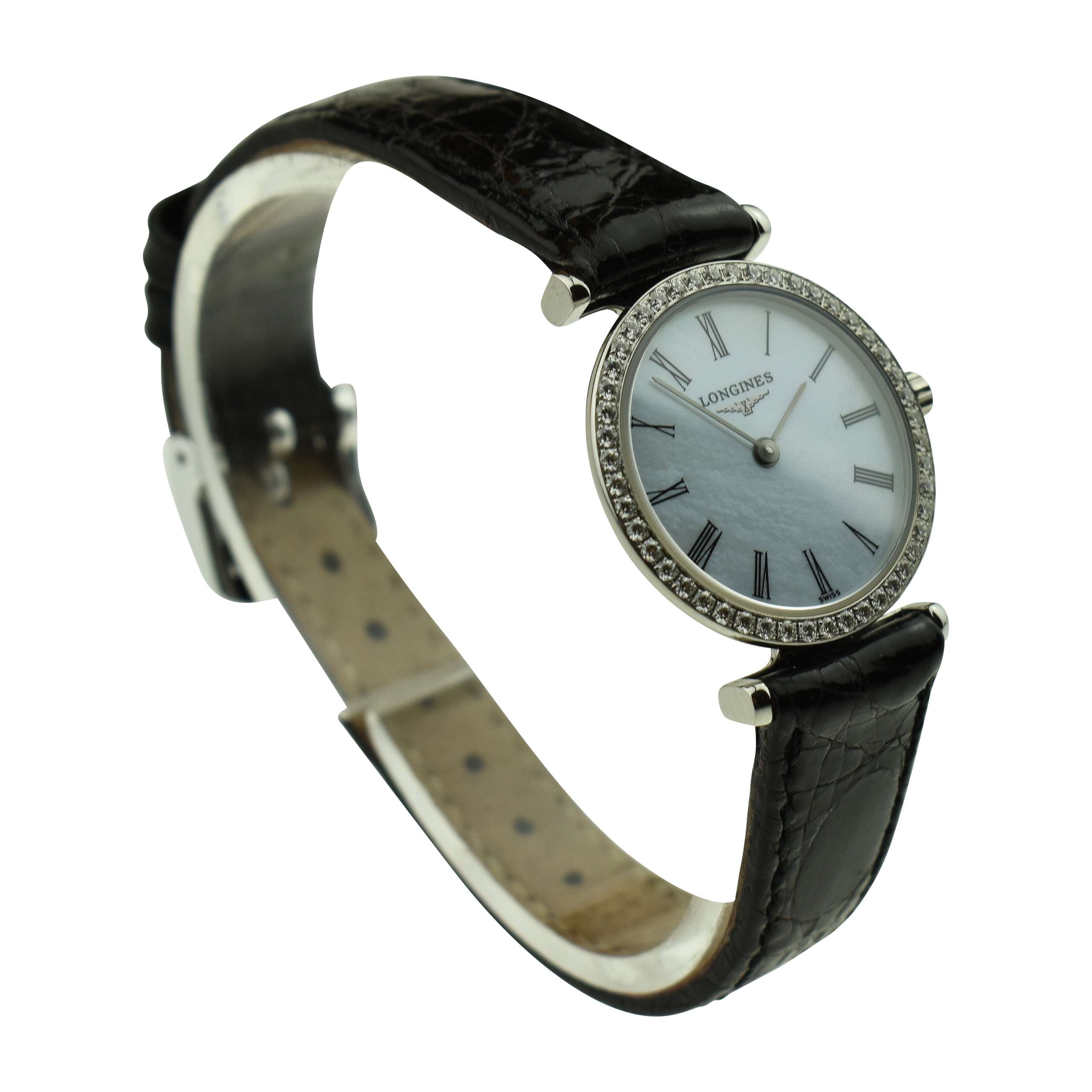 Longines La Grande Classique Diamond-Set Wristwatch