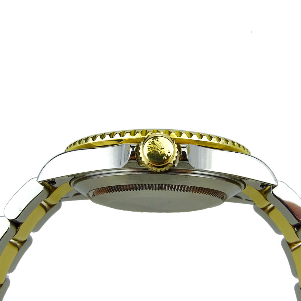 Rolex Submariner Date Steel and Gold Serti Dial 16613