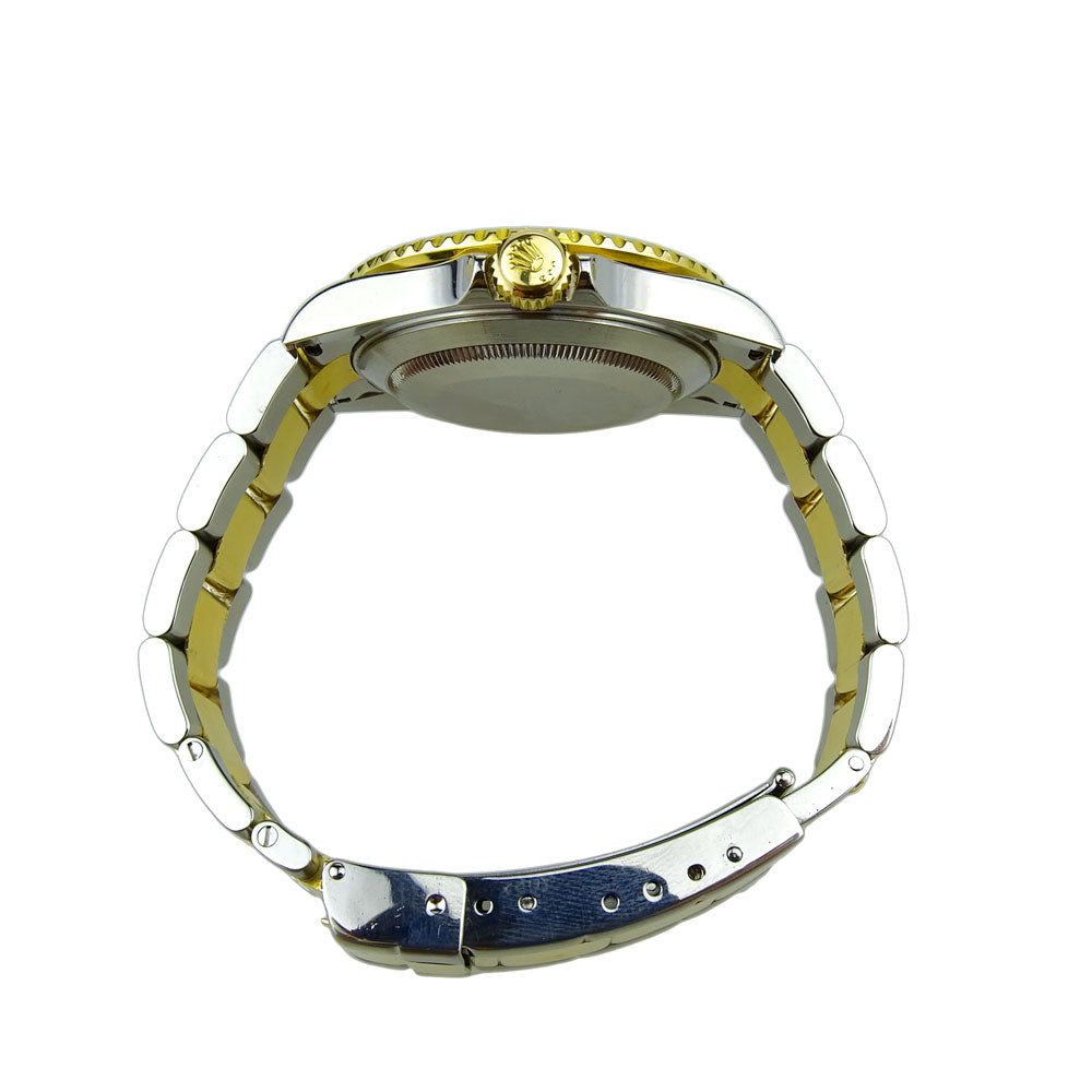 Rolex Submariner Date Steel and Gold Serti Dial 16613