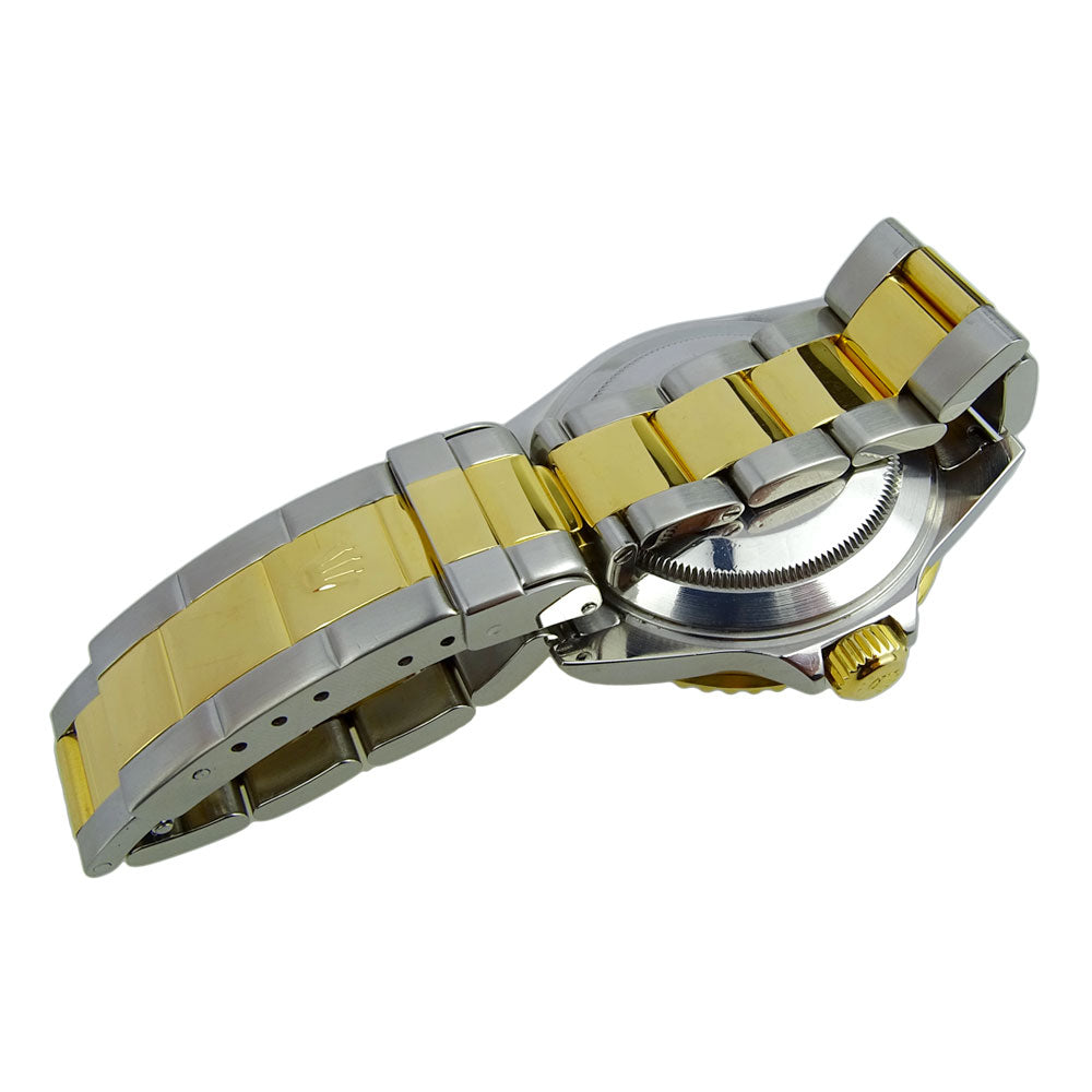 Rolex Submariner Date Steel and Gold Serti Dial 16613