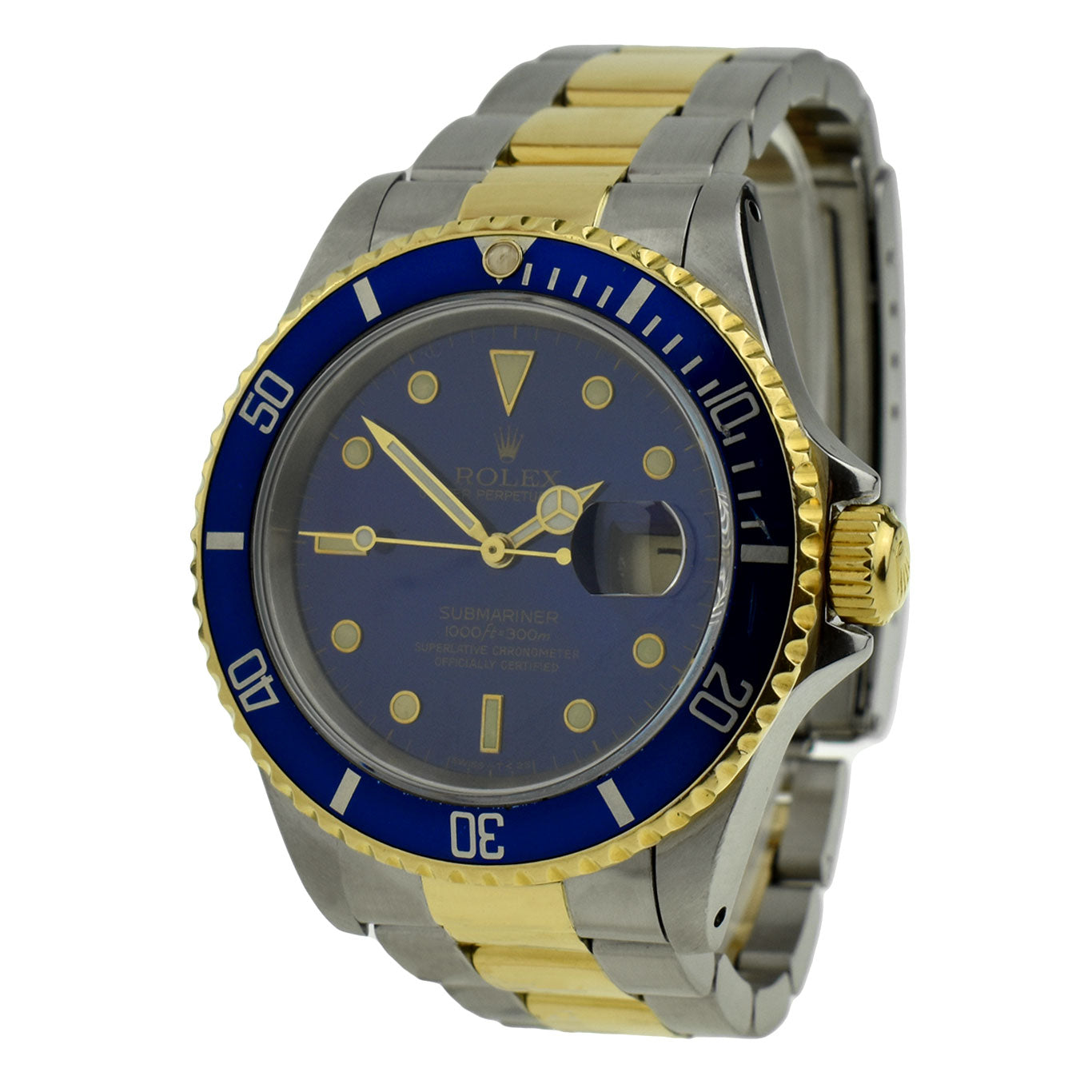 Rolex Submariner Date Stainless Steel & Gold 16613 at Parkers Jewellers