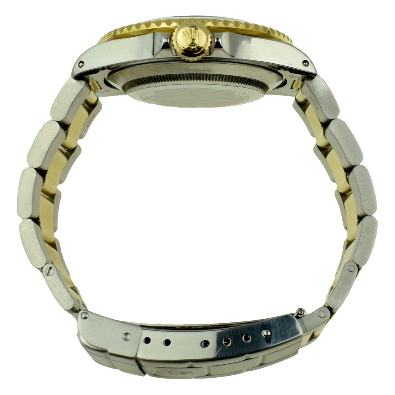 Rolex Submariner Date Steel & Gold Serti Dial 16613