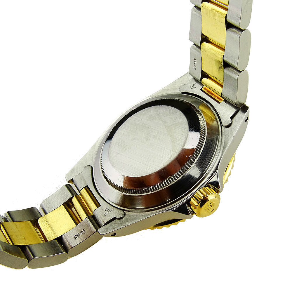 Rolex Submariner Date Steel and Gold Serti Dial 16613