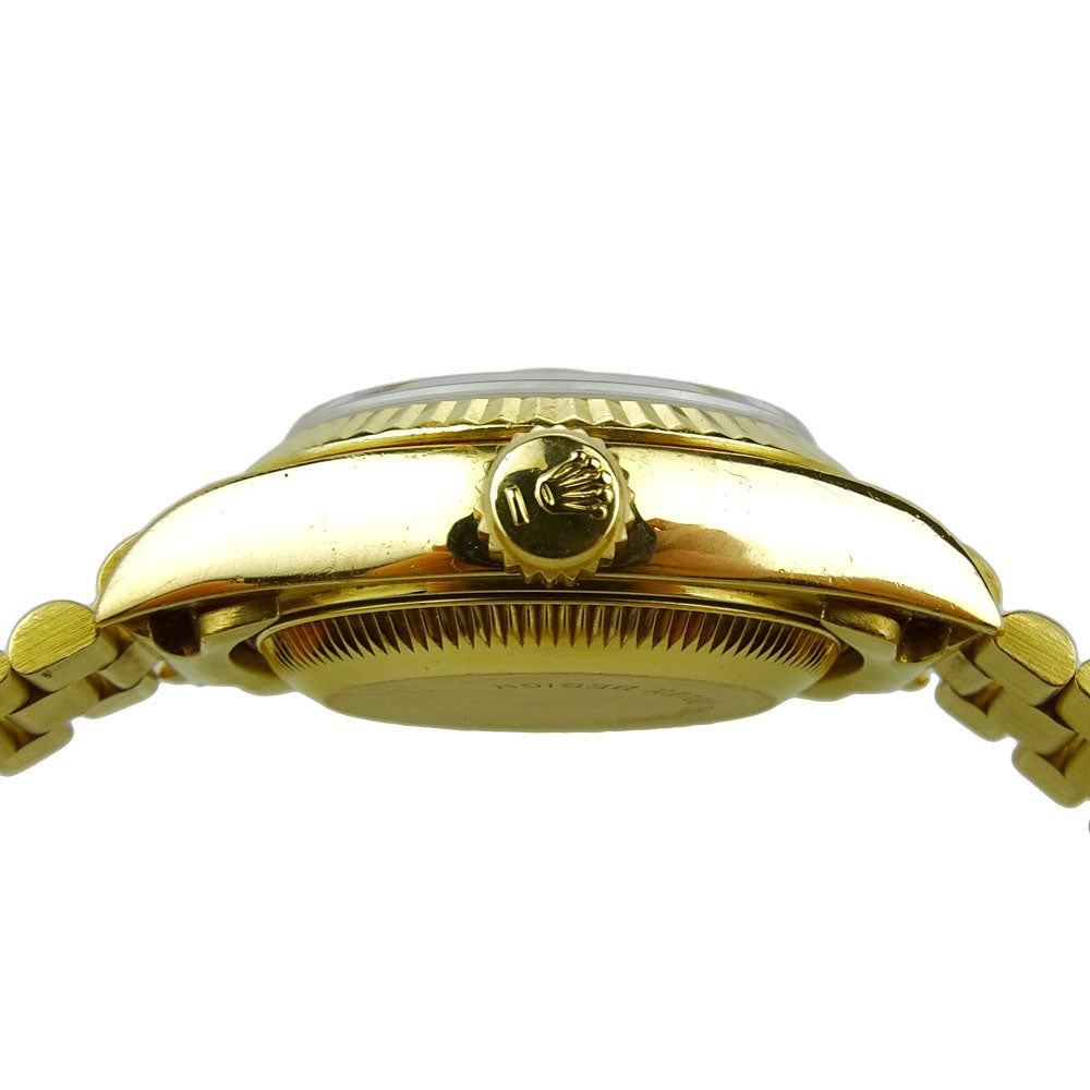 Rolex Lady Datejust Diamond Dot 18k Gold 69178