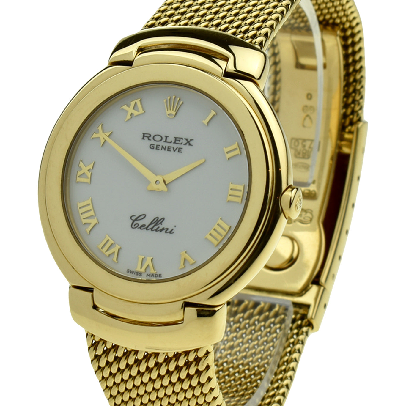 Rolex Ladies Cellini 18k Gold Quartz 6622