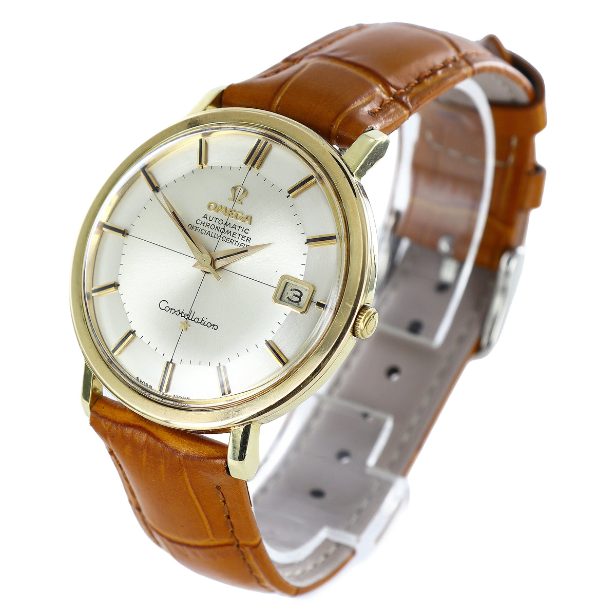 Omega Constellation Pie-Pan Gold Capped 14902
