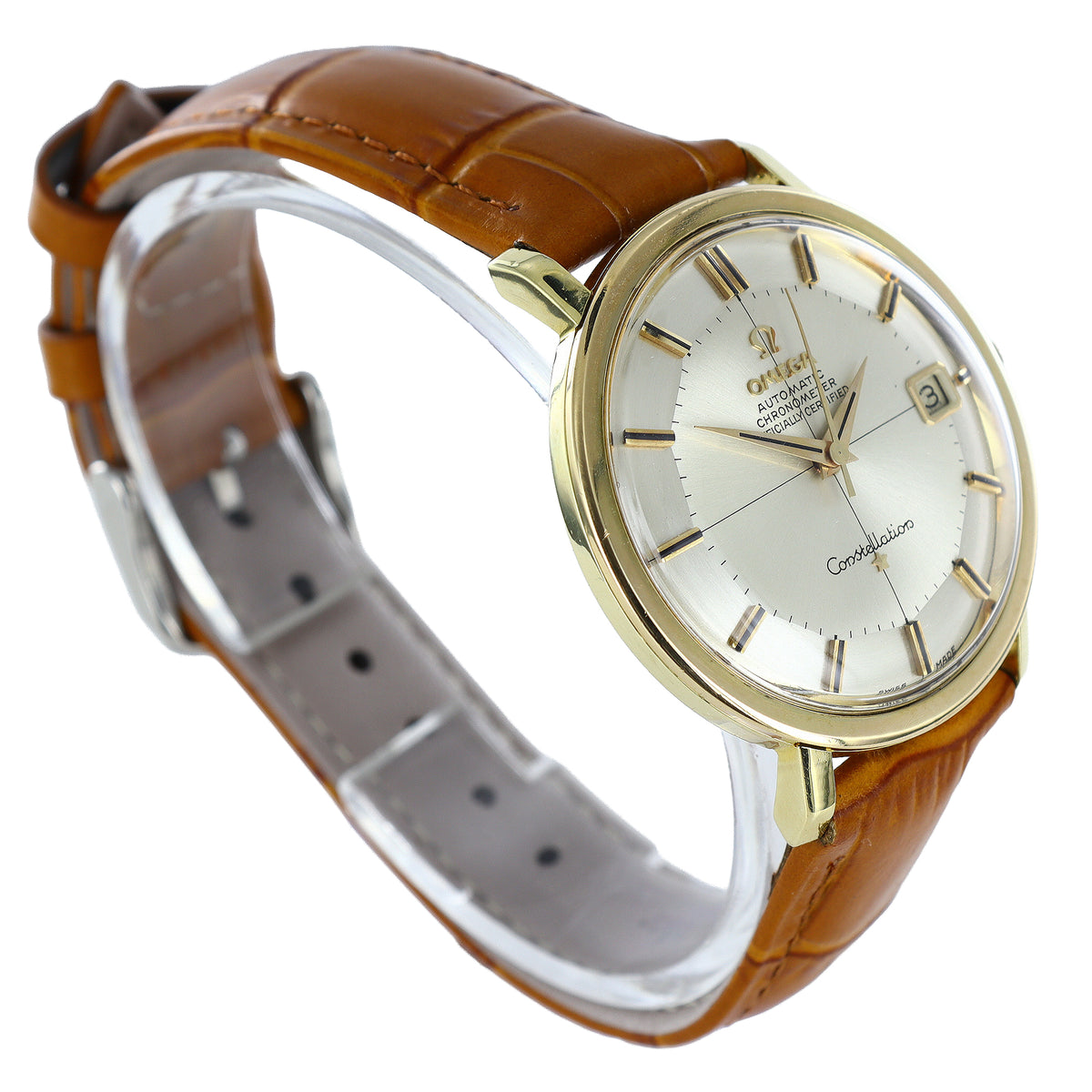Omega Constellation Pie-Pan Gold Capped 14902