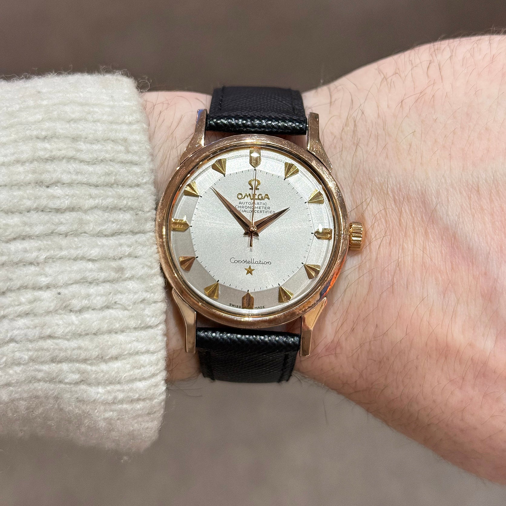 Omega Constellation Pie Pan Rose Gold Capped 14900 sc - 61