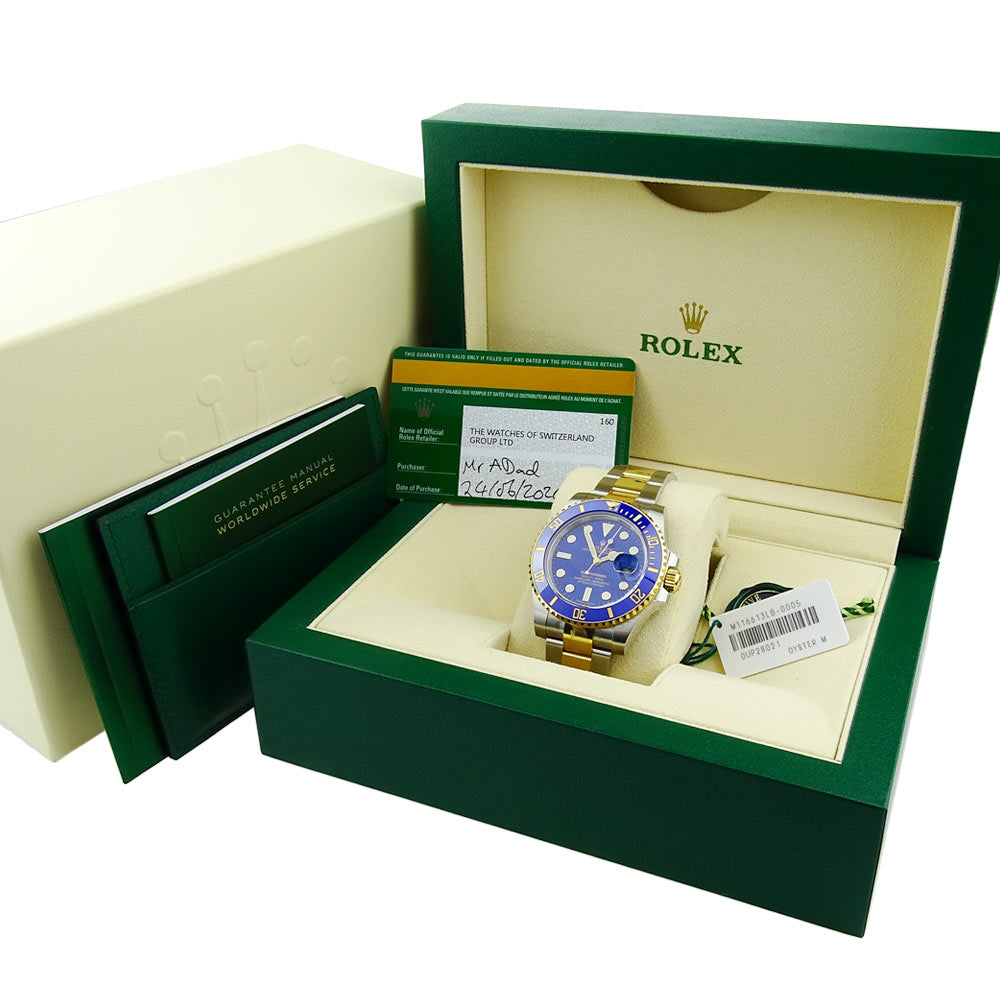 Rolex Submariner Date Steel & Gold 116613LB *UNWORN*