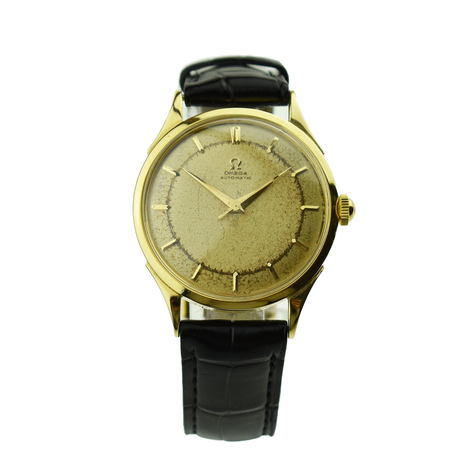 Omega Vintage Bumper 18ct Yellow Gold Automatic 2637