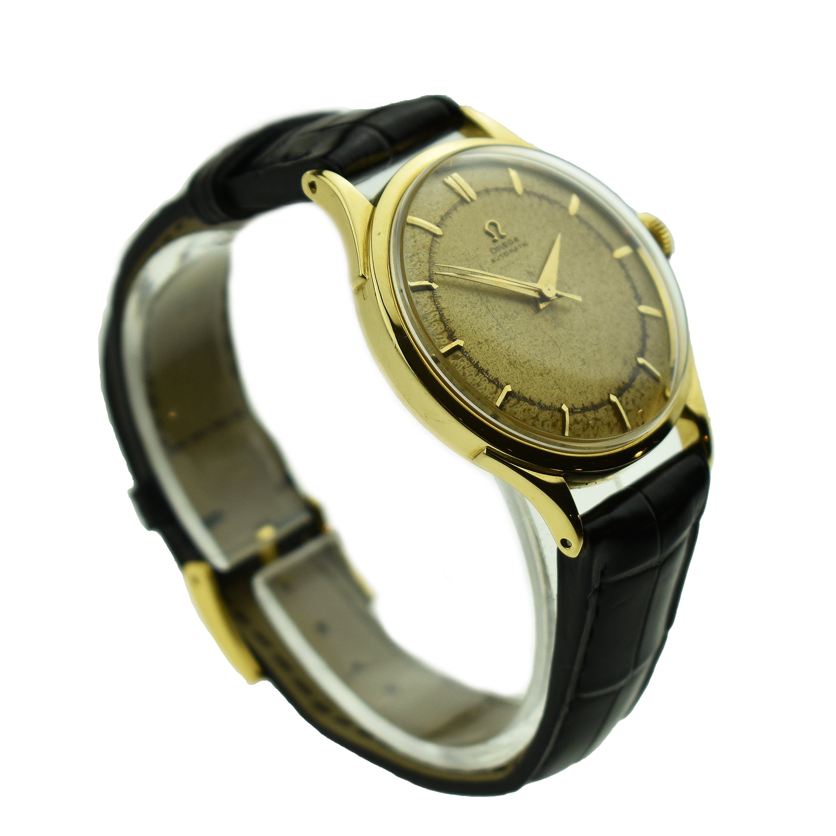 Omega Vintage Bumper 18ct Yellow Gold Automatic 2637