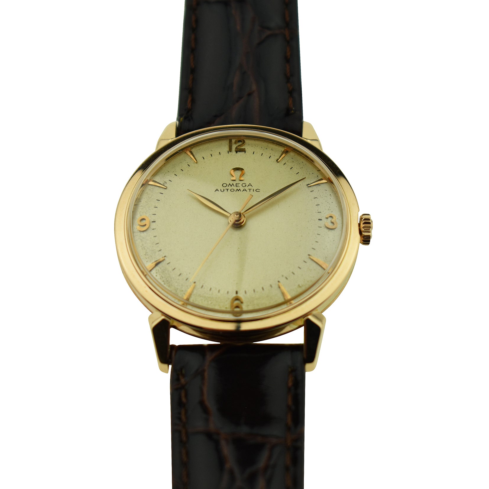 Omega Vintage Automatic 18ct Rose Gold