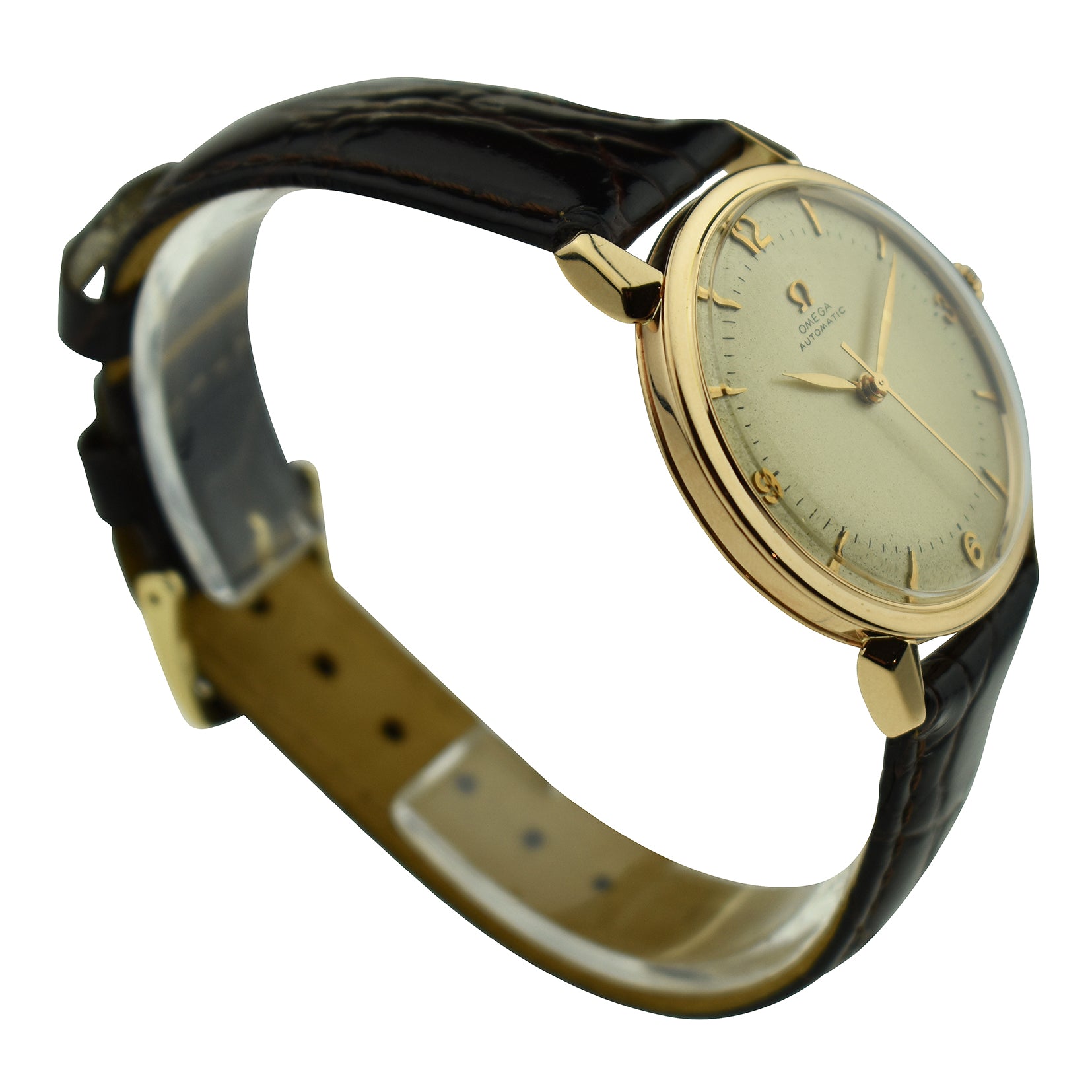 Omega Vintage Automatic 18ct Rose Gold