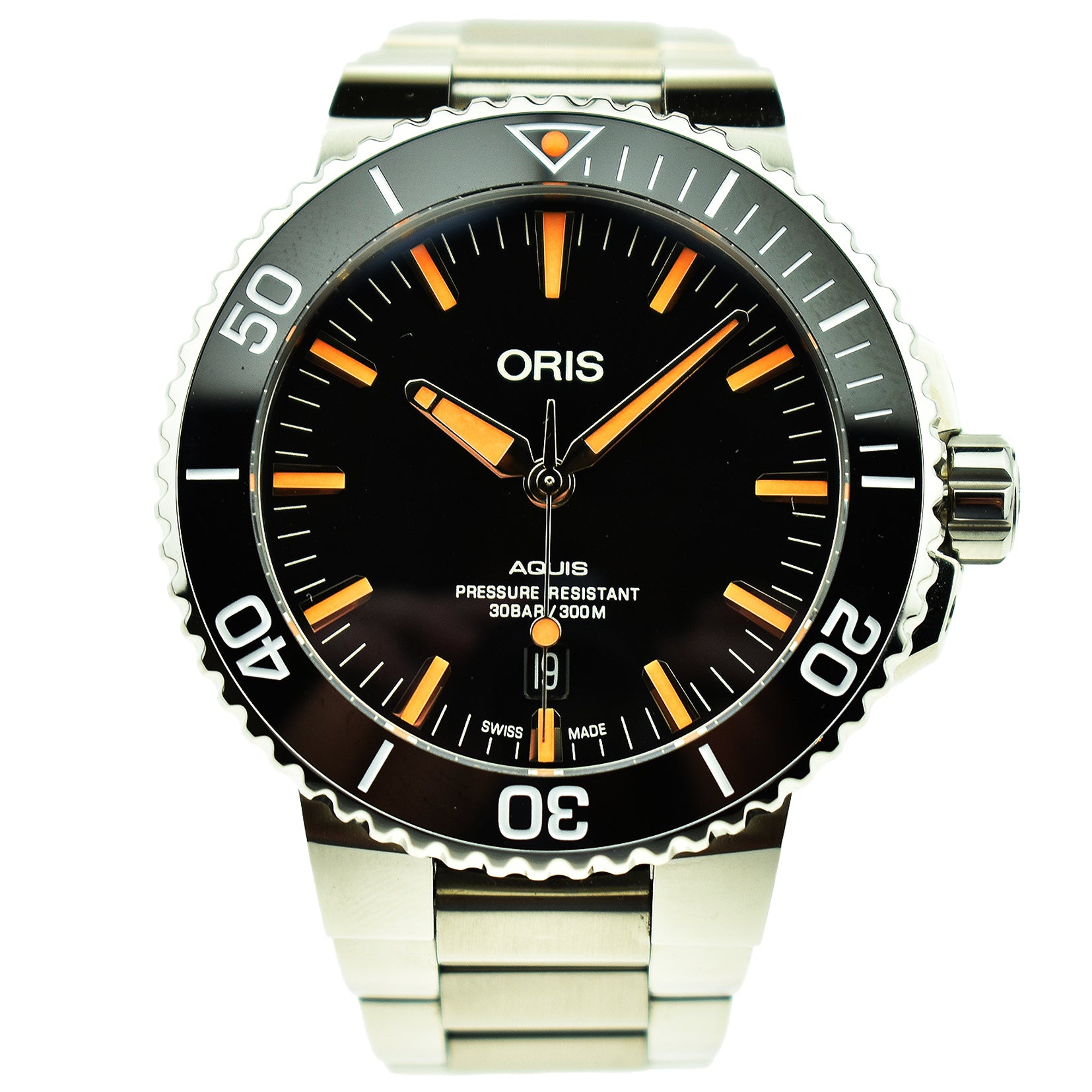Oris Aquis Date Stainless Steel