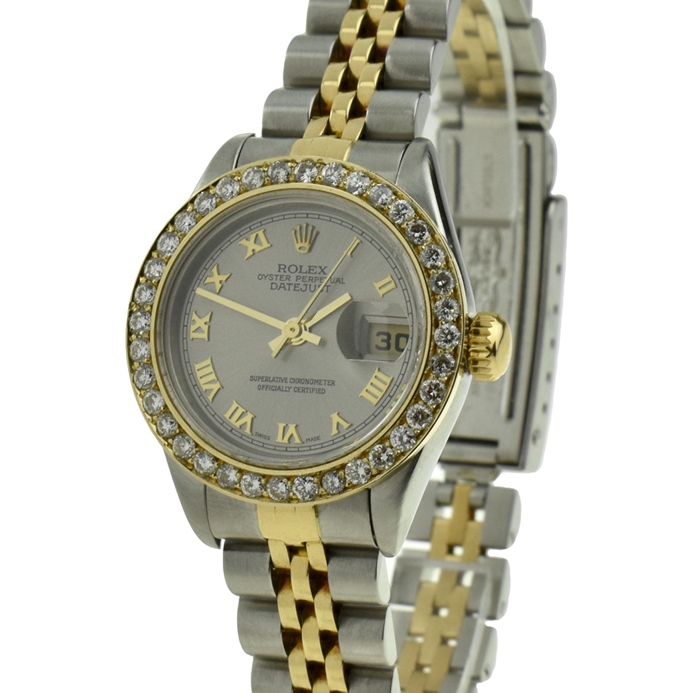 Rolex Lady Datejust Steel & Gold Diamond Set 79173
