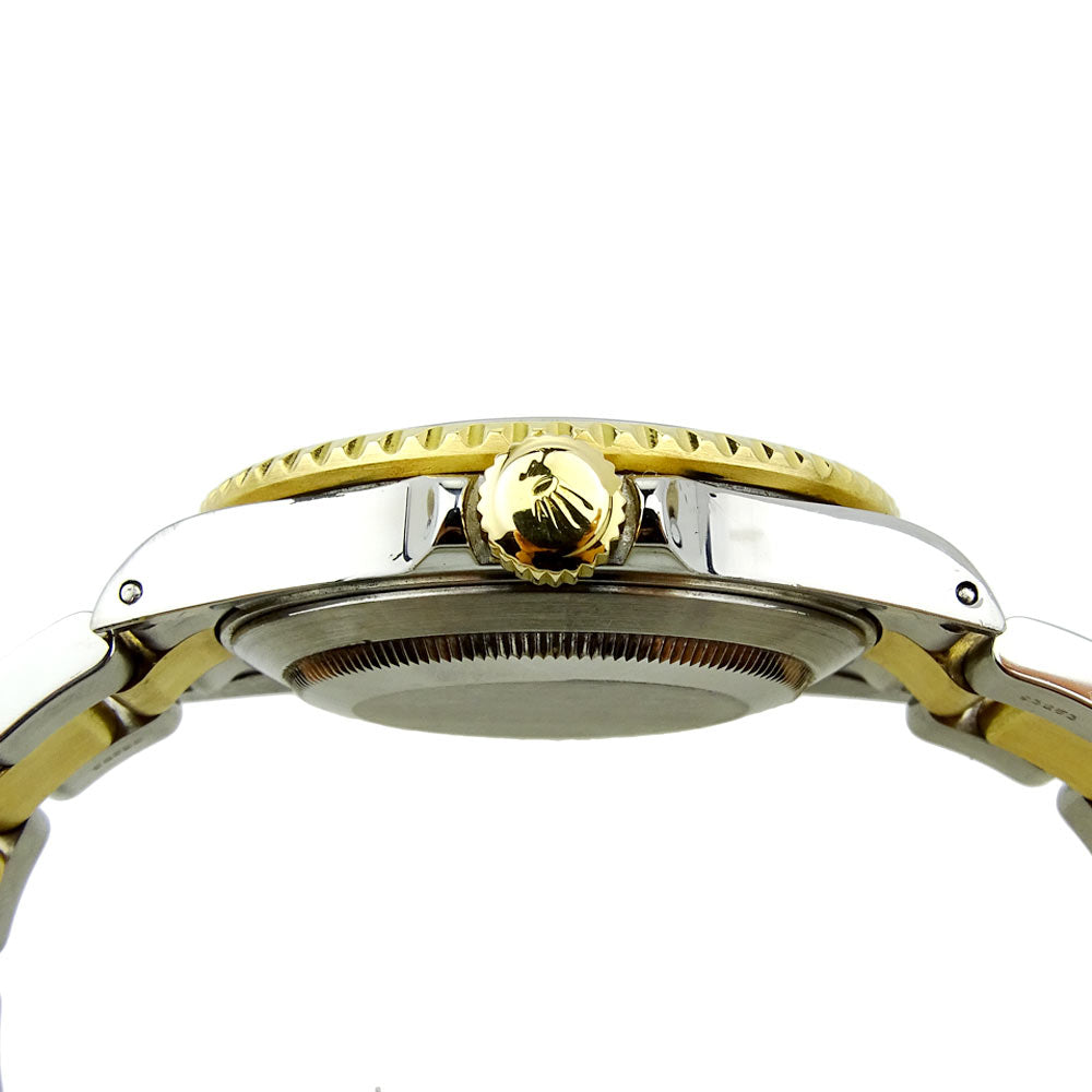 Rolex Submariner Date Steel and Gold Serti Dial 16613