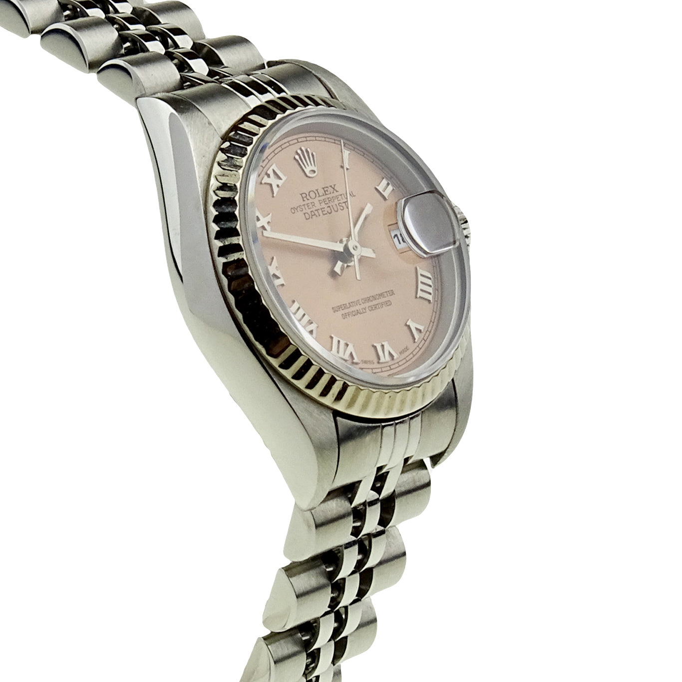 Rolex Lady Datejust Steel & White Gold Bezel 79174