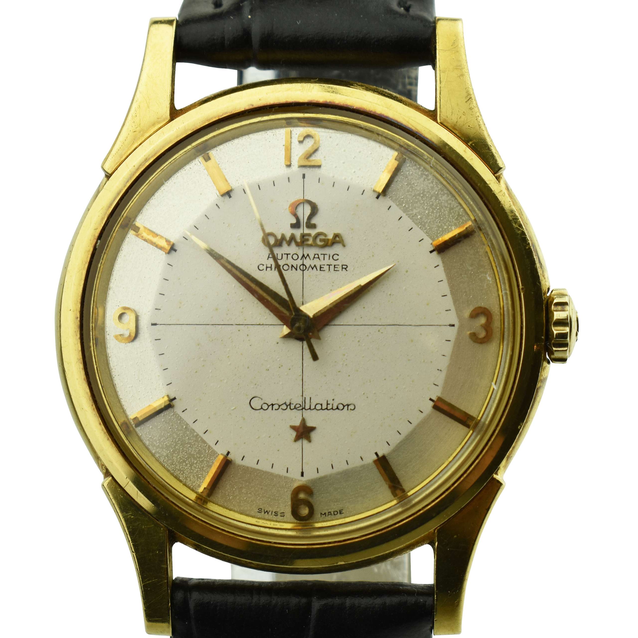 Omega Constellation Pie-Pan 18ct Gold 14381-2