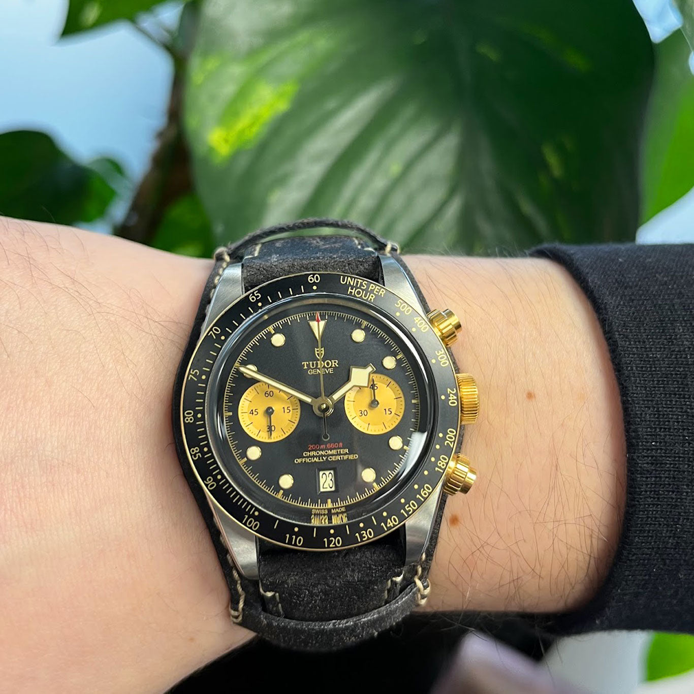 Tudor Heritage Black Bay Chrono Steel & Gold 79363N