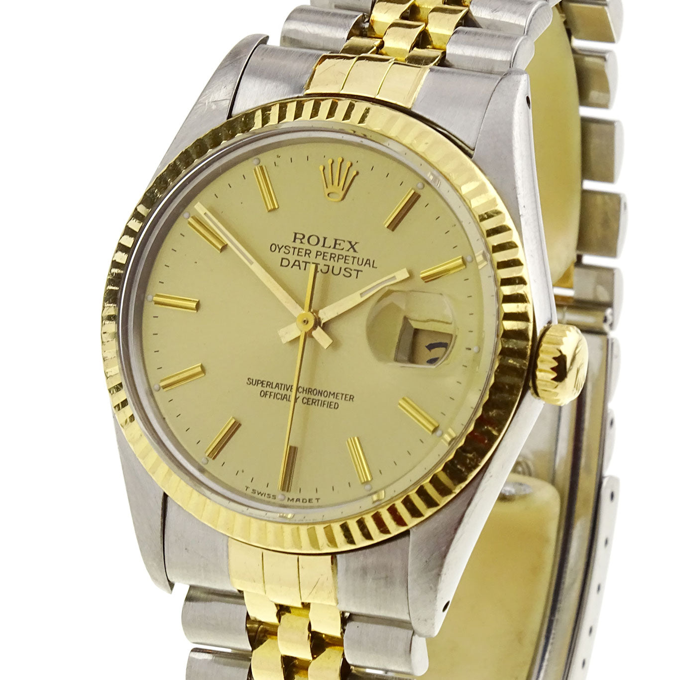 Rolex Datejust Oyster Perpetual Steel and Gold 16013