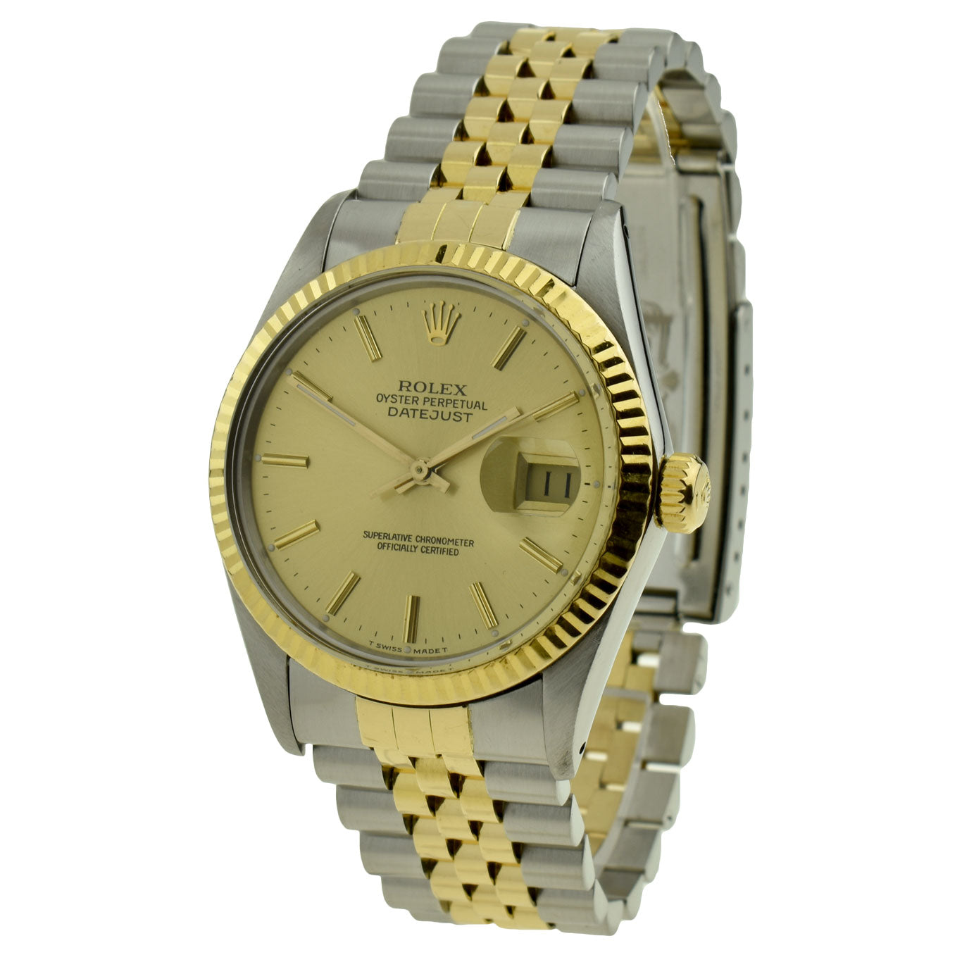 Rolex Datejust Stainless Steel & Gold 16013 at Parkers Jewellers