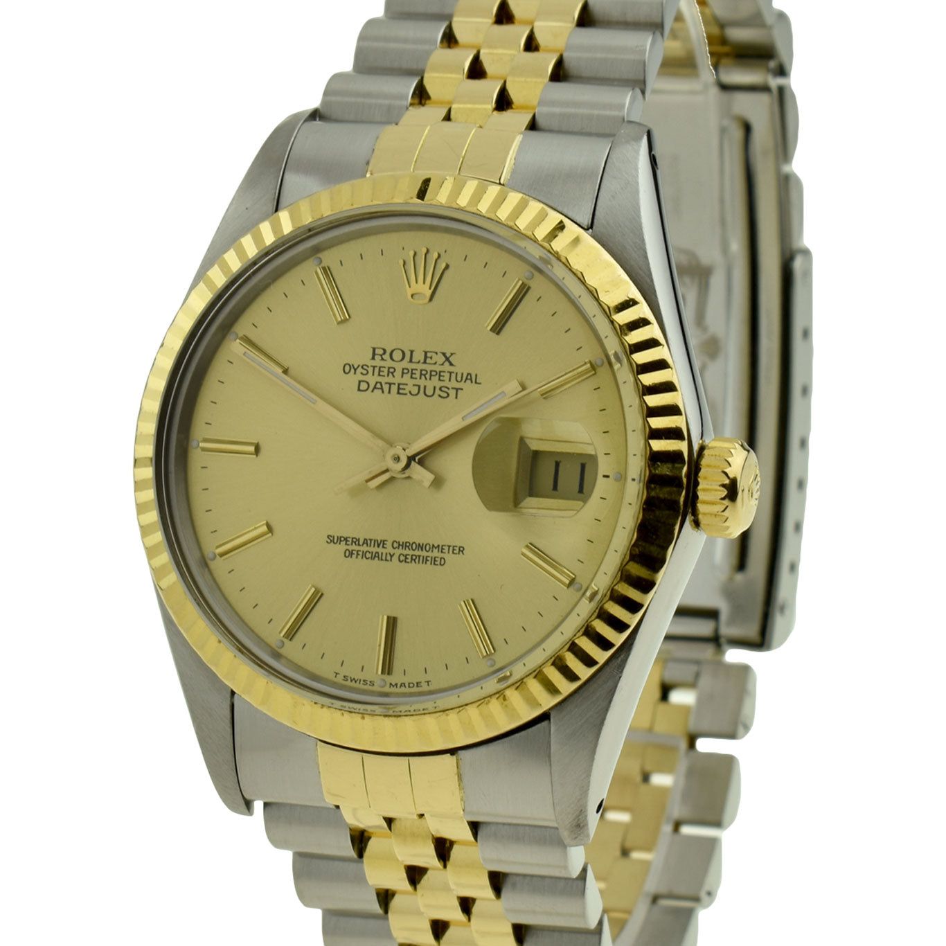 Rolex Datejust Stainless Steel & Gold 16013