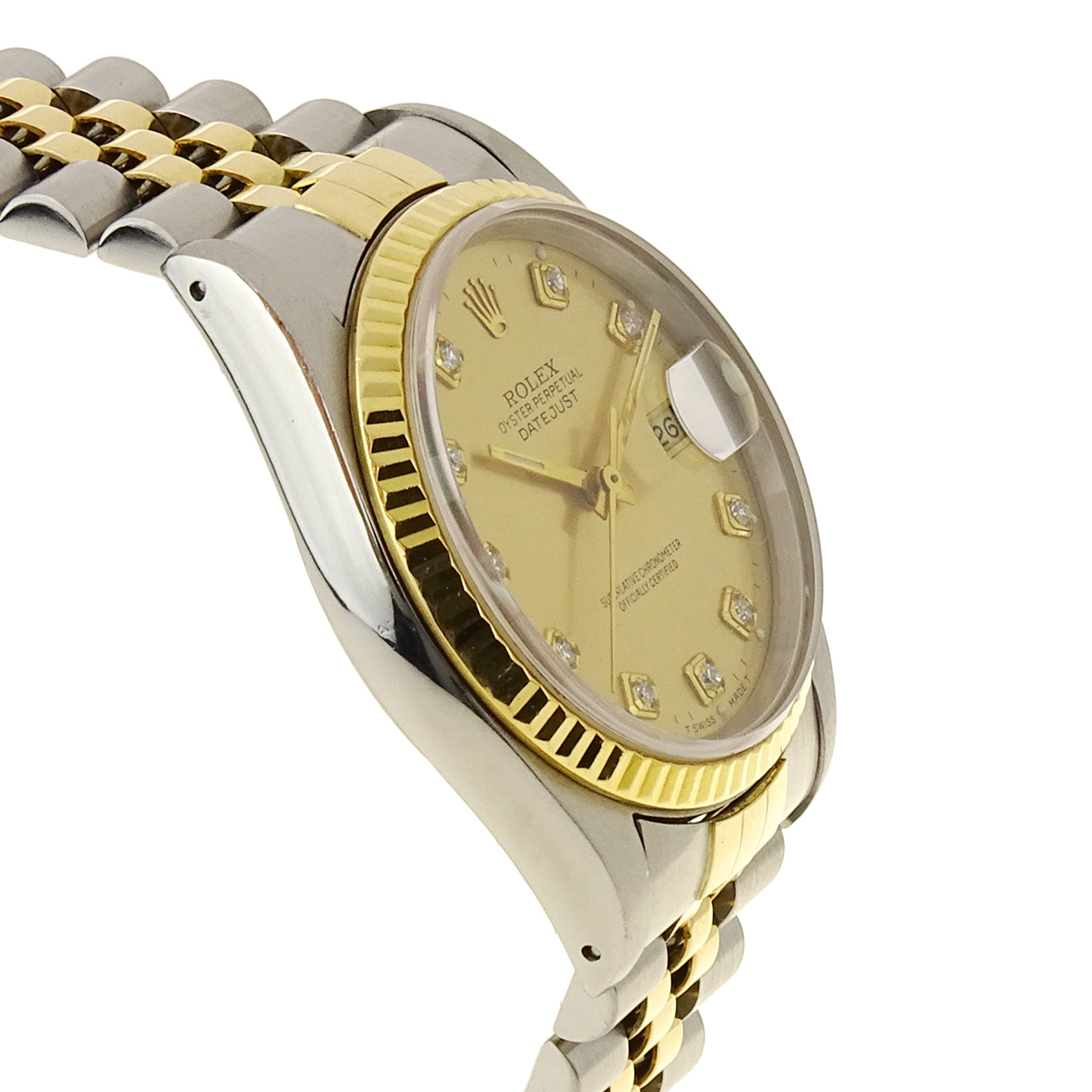 Rolex Datejust Oyster Perpetual Steel and Gold 16233