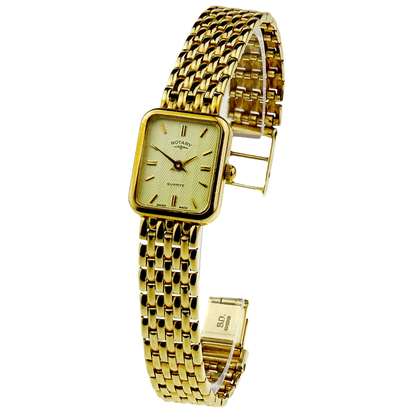 Rotary Ladies 9ct Gold Quartz