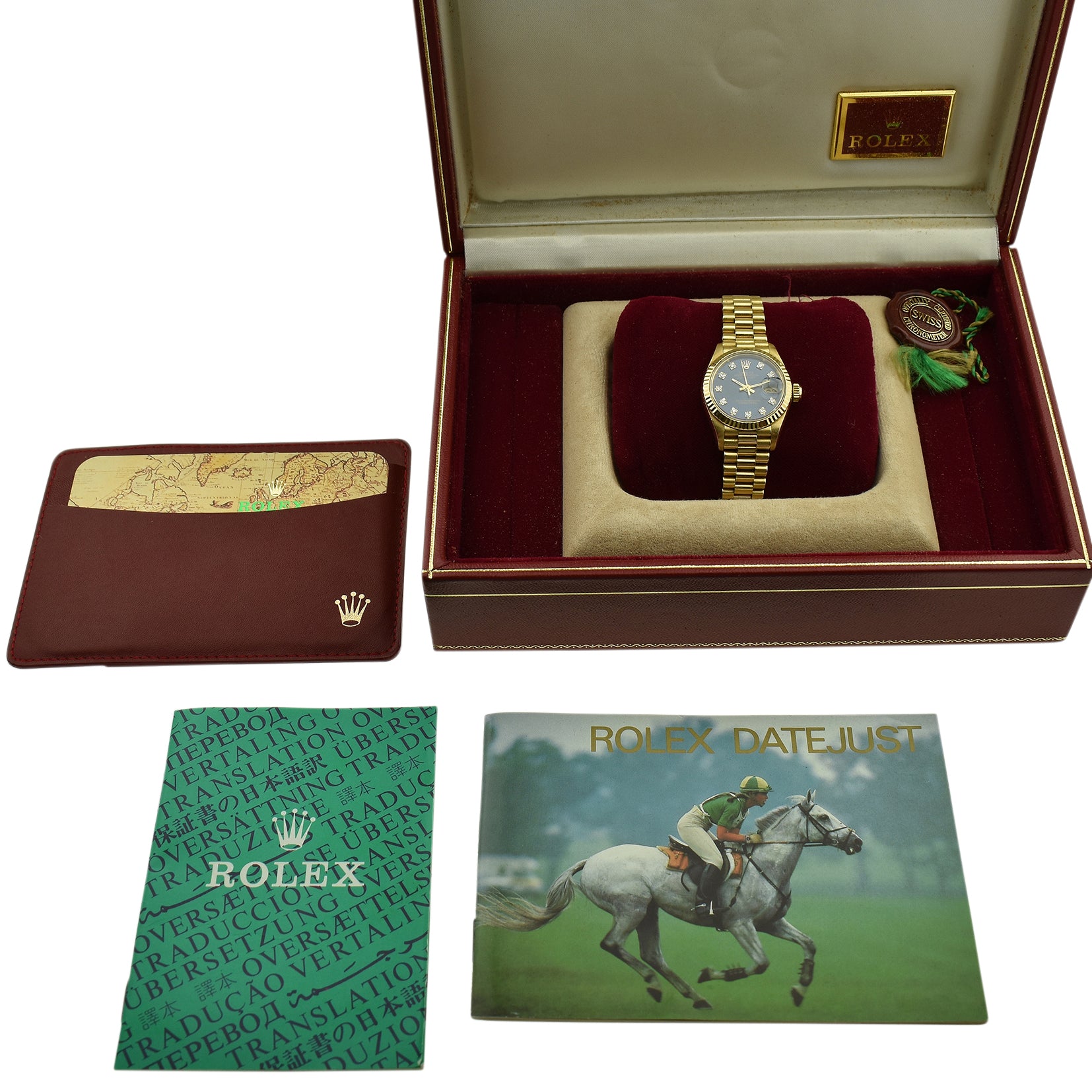 Rolex Ladies Datejust 18ct Yellow Gold 61978