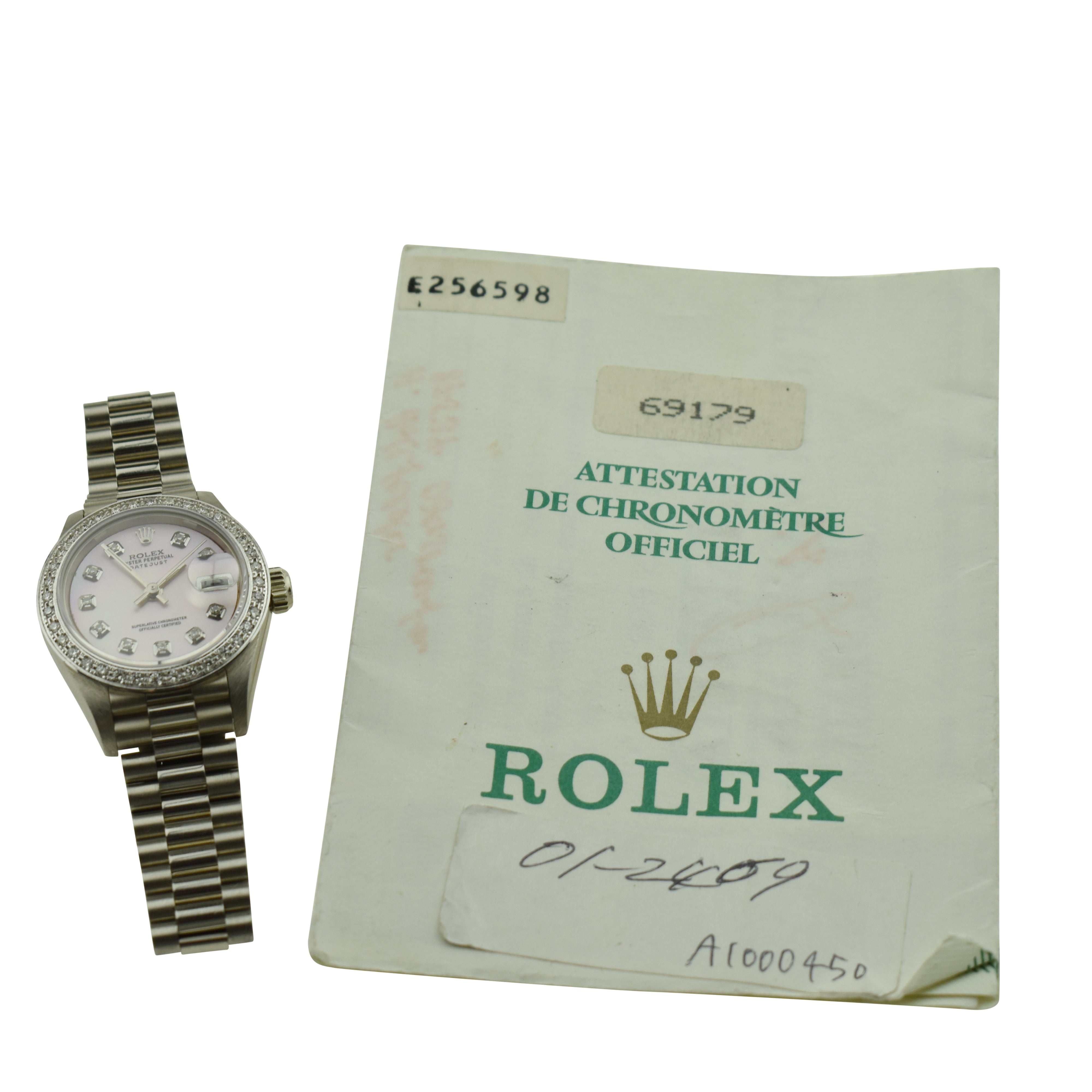 Rolex Ladies Datejust Diamond-Set 69179
