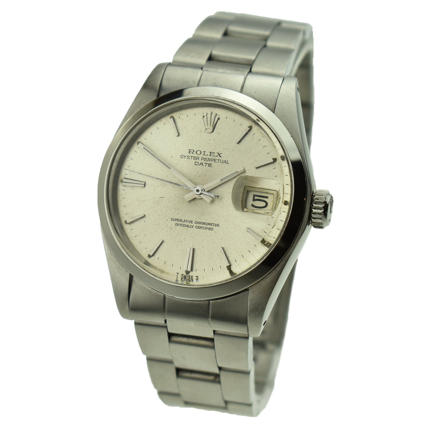 Rolex Oyster Perpetual Date Stainless Steel 1500