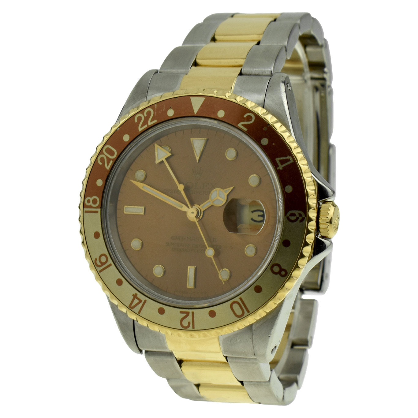 Rolex GMT-Master II Steel & Gold “Root Beer”16713 at Parkers Jewellers